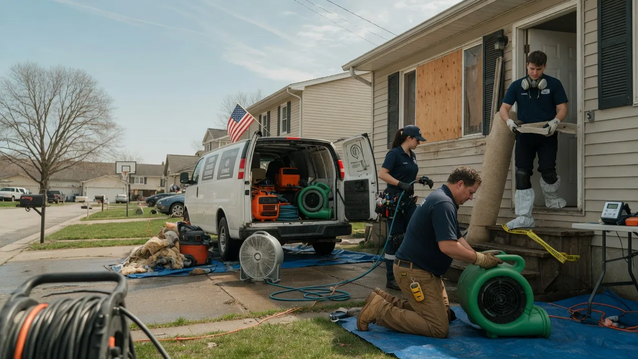 Water Damage Restoration in Audubon, IA near me